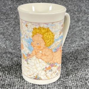 *Mikasa Studio Nova a vintage Cherub Bouquet Coffee Tea Cup Mug